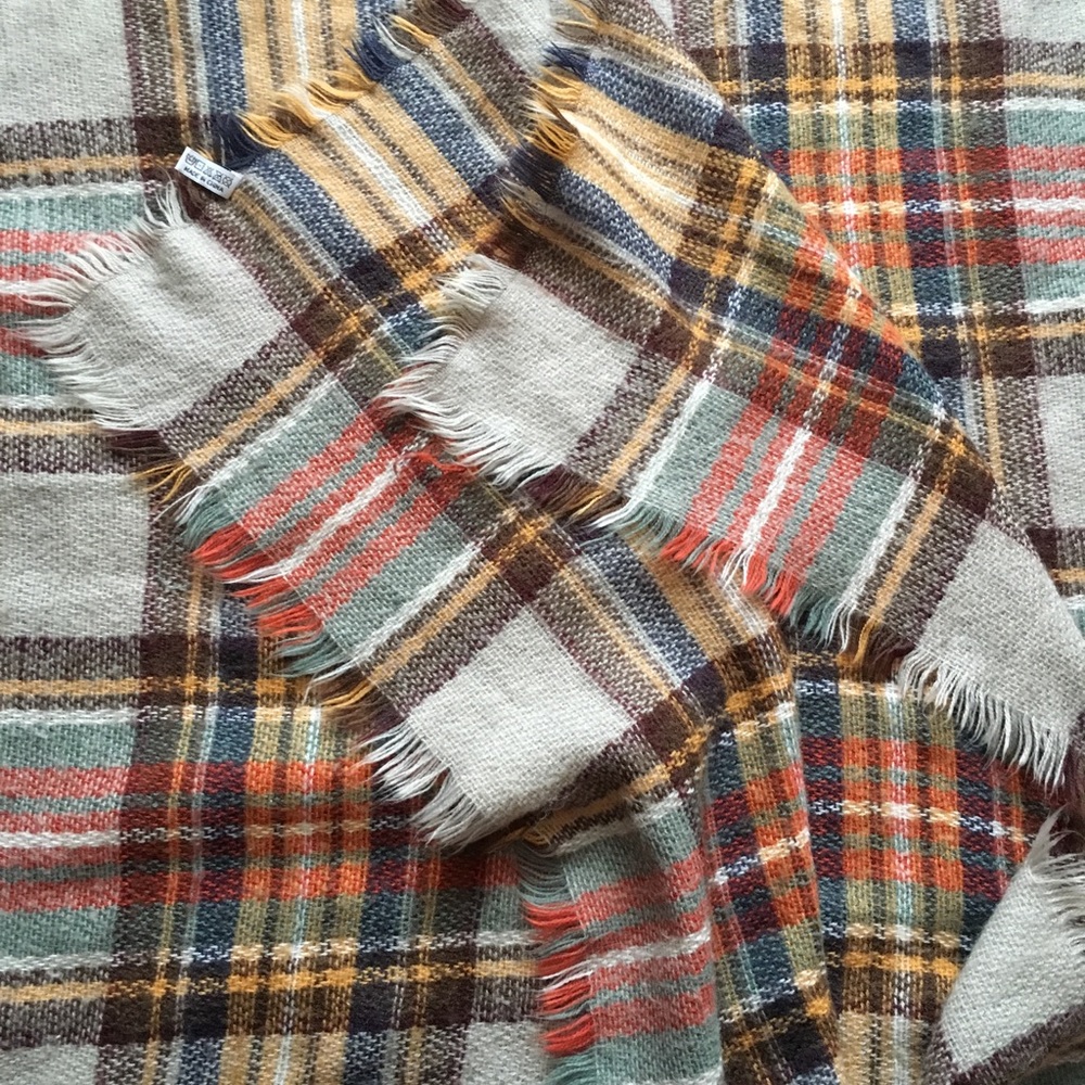 Plaid Scarf/Throw View 2